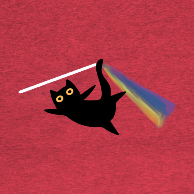 Cat Prism Light Refraction by The WYLD Tribe