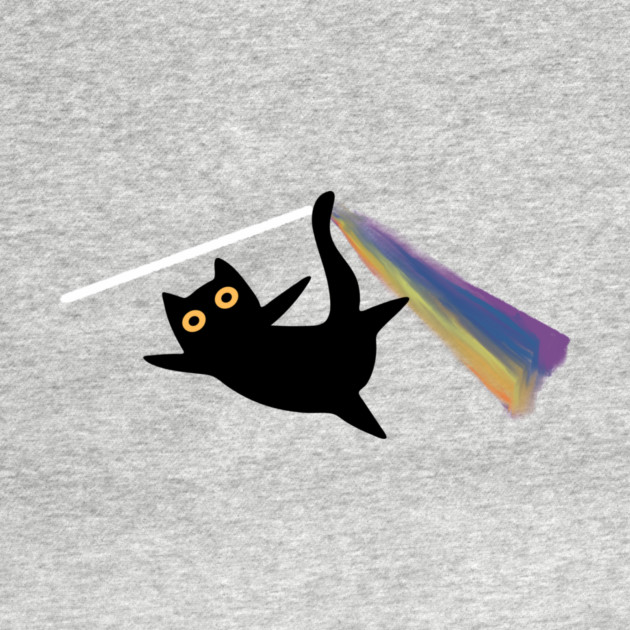 Cat Prism Light Refraction by The WYLD Tribe