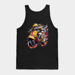 Vespa 3 motorcycle Tank Top