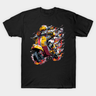 Vespa 3 motorcycle T-Shirt