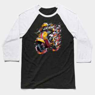 Vespa 3 motorcycle Baseball T-Shirt