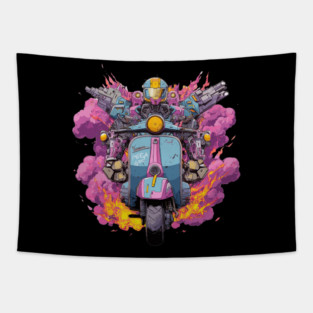 Vespa 1 motorcycle Tapestry