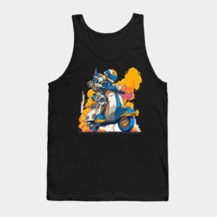 Vespa 2 motorcycle Tank Top