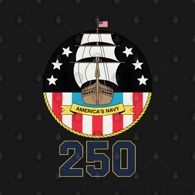 America's Navy 250th Anniversary Vintage Ship by norhando