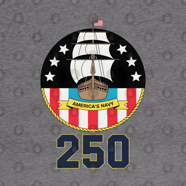 America's Navy 250th Anniversary Vintage Ship by norhando