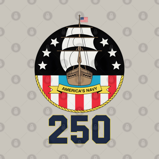 America's Navy 250th Anniversary Vintage Ship by norhando