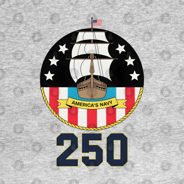 America's Navy 250th Anniversary Vintage Ship by norhando
