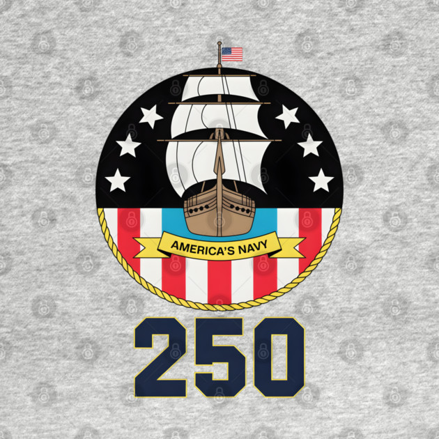 America's Navy 250th Anniversary Vintage Ship by norhando