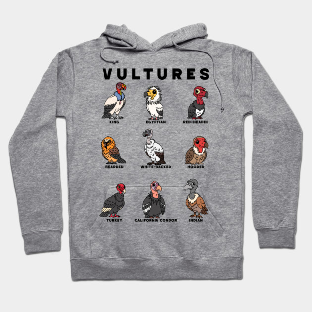 Cartoon Vultures of the Worlds Hoodie by H. R. Sinclair