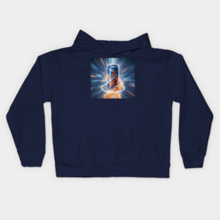 Electric Energy Burst Kids Hoodie