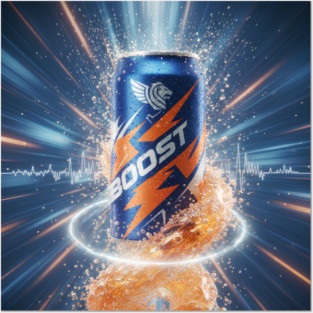 Electric Energy Burst Posters and Art