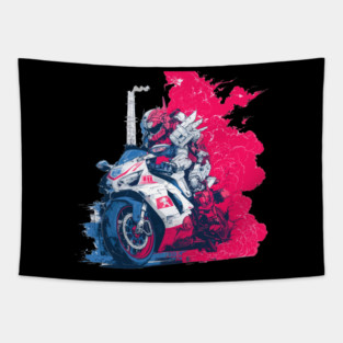 Peugeot 1 motorcycle Tapestry