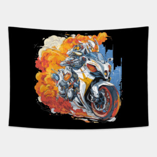 Peugeot 2 motorcycle Tapestry
