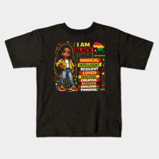 heroes-of-black-history Kids T-Shirt