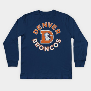 broncos-football Kids Long Sleeve T-Shirt