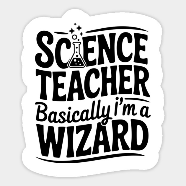 Science Teacher Basically I’m a Wizard Magnet by Frank Ring