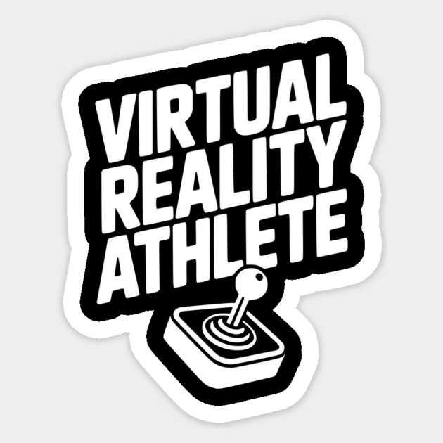 Virtual Reality Athlete Sticker by Frank Ring