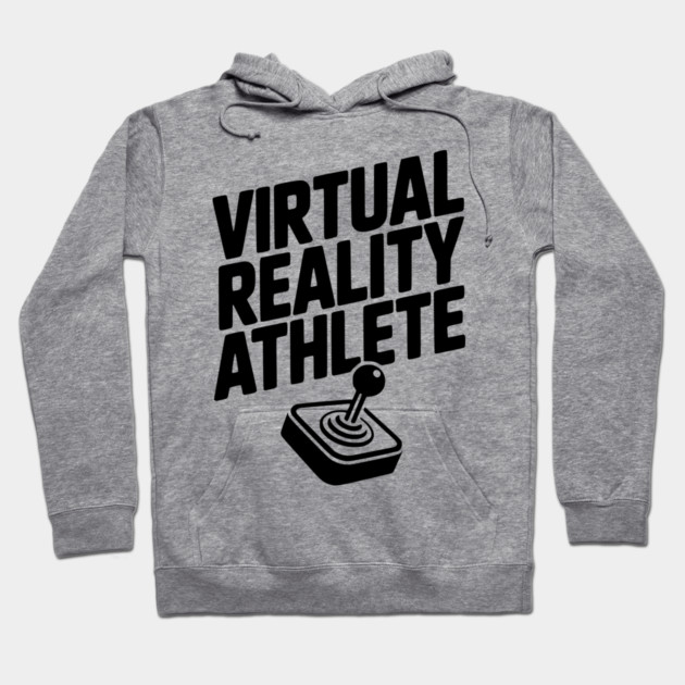 Virtual Reality Athlete Hoodie by Frank Ring