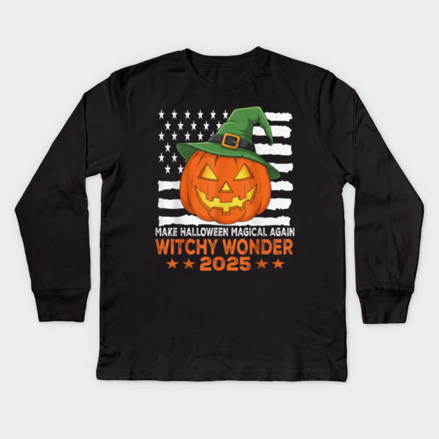 Halloween-2025 Kids Long Sleeve T-Shirt by Creatifly Graphic Tees
