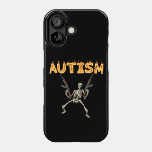 Autism Skeleton Phone Case
