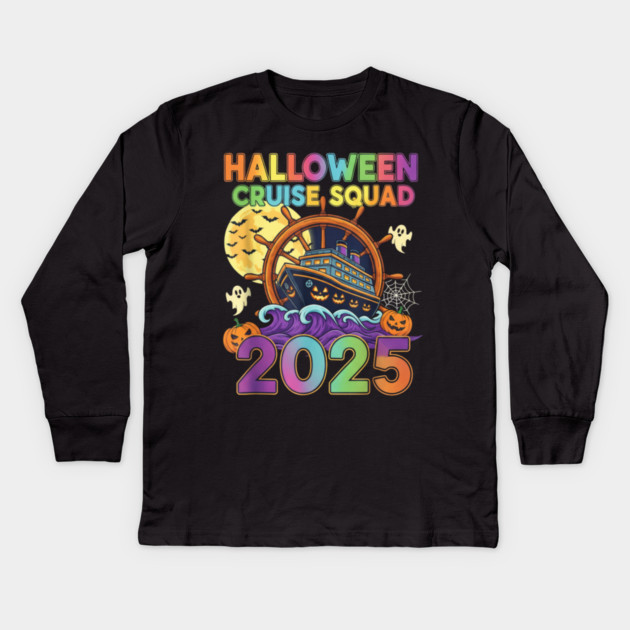Halloween-2025 Kids Long Sleeve T-Shirt by Creatifly Graphic Tees