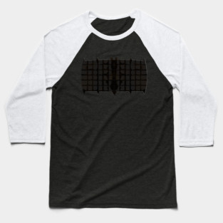 Absolute Batman | Dark Knight Grid Emblem Design by Mongeek Baseball T-Shirt