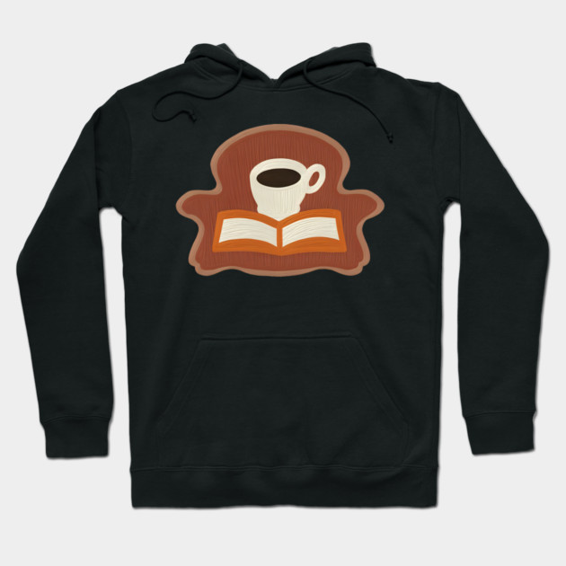 Cozy Library Coffee Break books Hoodie by SR8891