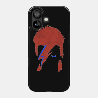 David Bowie minimalist digital art Phone Case