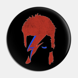 David Bowie minimalist digital art Pin
