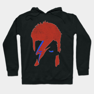 David Bowie minimalist digital art Hoodie