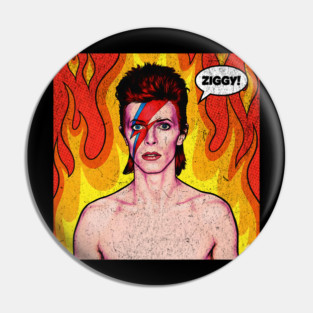 David Bowie ZIGGY Pin