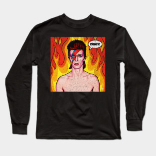 David Bowie ZIGGY Long Sleeve T-Shirt