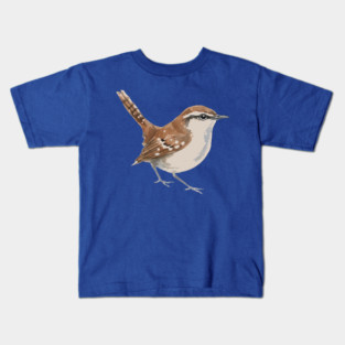 Carolina Wren – Charming Backyard Songbird Kids T-Shirt