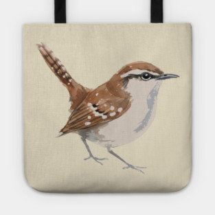Carolina Wren – Charming Backyard Songbird Tote