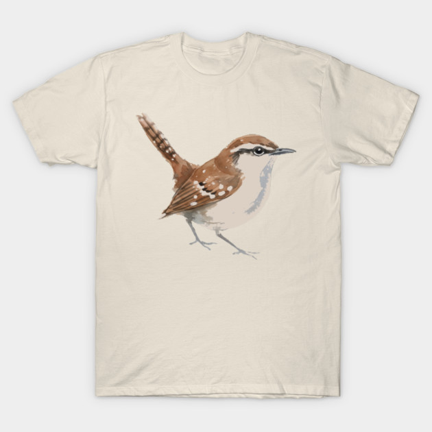 Carolina Wren – Charming Backyard Songbird T-Shirt by DonWillisJrArt
