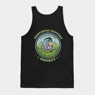 Emotional Support Donkey Tank Top