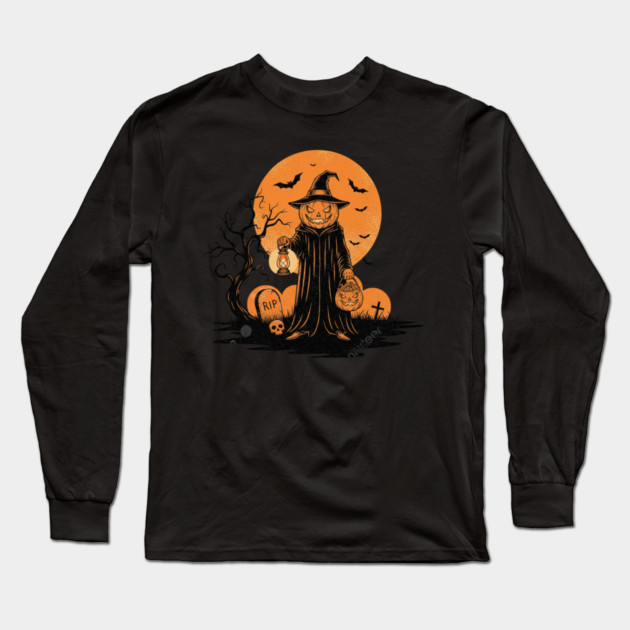 Halloween-2025 Long Sleeve T-Shirt by Creatifly Graphic Tees