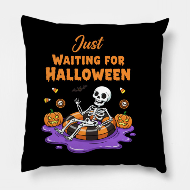 halloween-vibes Pillow by Creatifly Graphic Tees