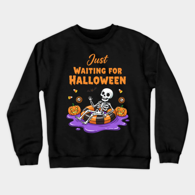 halloween-vibes Crewneck Sweatshirt by Creatifly Graphic Tees