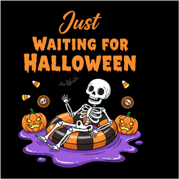 halloween-vibes Wall Art by Creatifly Graphic Tees