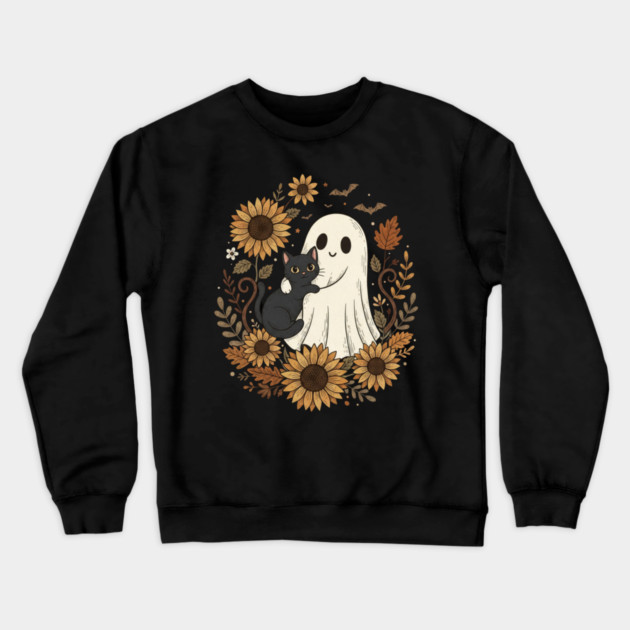 halloween-vibes Crewneck Sweatshirt by Creatifly Graphic Tees