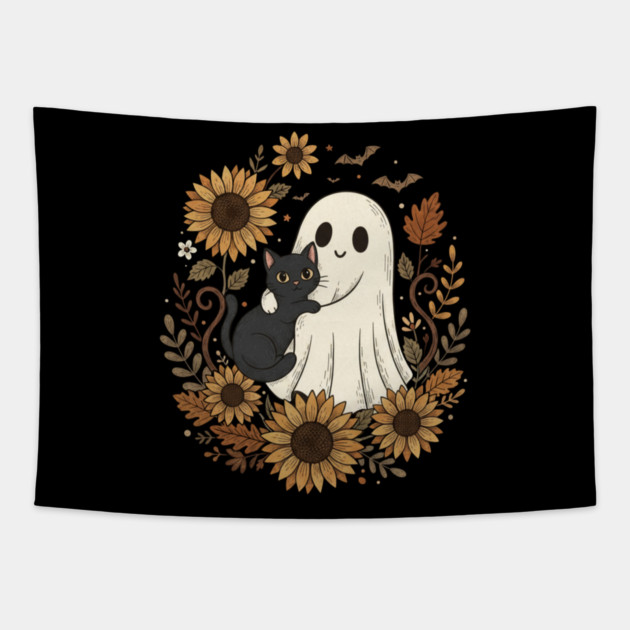 halloween-vibes Tapestry by Creatifly Graphic Tees