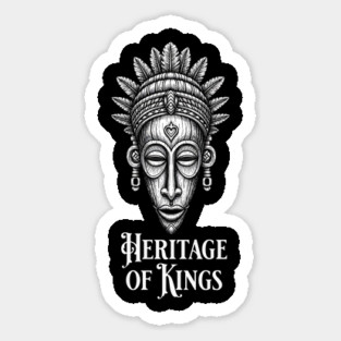African Mask, Heritage of Kings Magnet