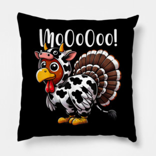 Turkey Moo Pillow