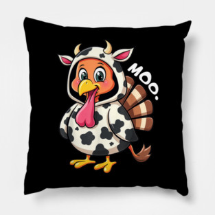 Turkey Moo Pillow