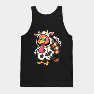 Turkey Moo Tank Top
