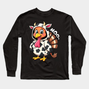 Turkey Moo Long Sleeve T-Shirt