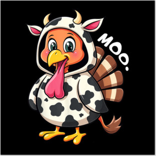 Turkey Moo Posters and Art