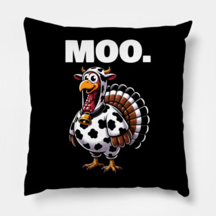 Turkey Moo Pillow
