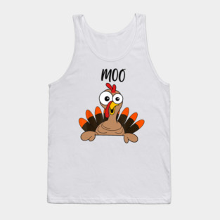 Turkey Moo Tank Top